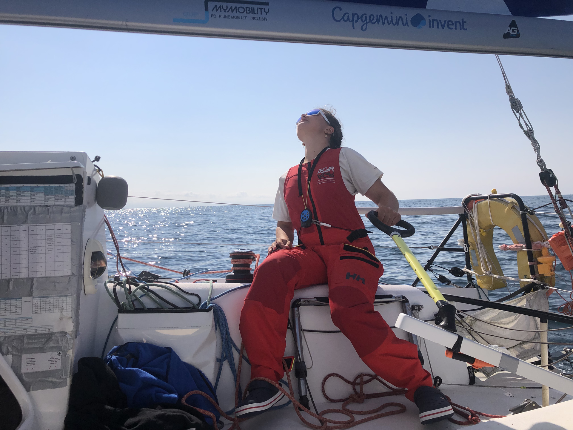 Vue arrière du bateau