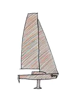 Schéma des emplacements sponsors sur le bateau - Partenaire exclusif